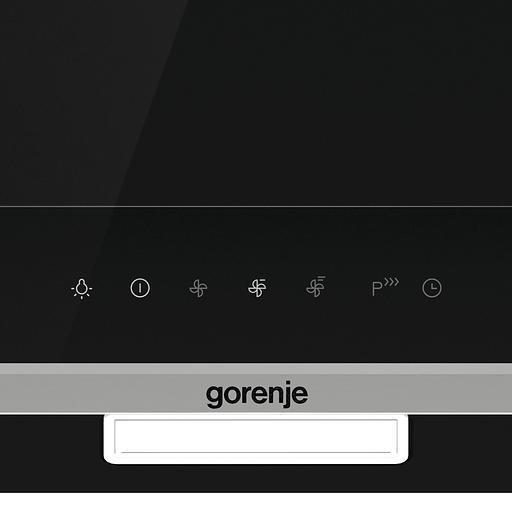 Вытяжка встраиваемая Gorenje WHI649X21P черный управление: сенсорное (1 мотор) фото 5