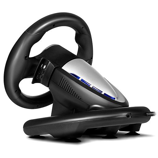 Руль SVEN GC-W500 (педали, вибро, скоба, лепестки, D-pad, 10 кл, резин. вставки, PC/Xinput) SVEN GC-W500 (SV-017989) фото 4