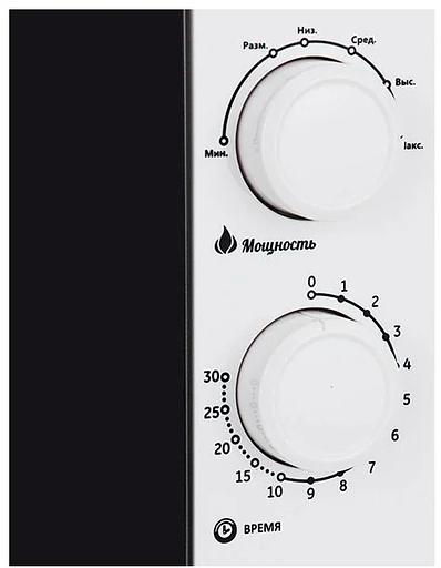 Микроволновая Печь Galanz MOS-2007MW 20л. 700Вт белый фото 3