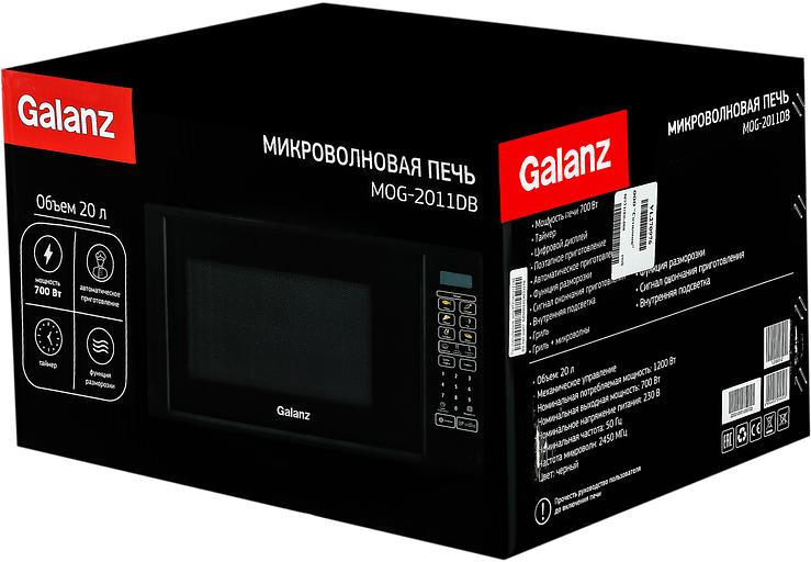Микроволновая Печь Galanz MOG-2011DB 20л. 700Вт черный фото 6