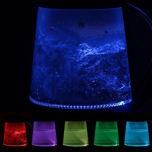 Чайник электрический Kitfort КТ-6126 1.7л. 2200Вт черный/нержавеющая сталь (корпус: пластик/стекло) фото 6