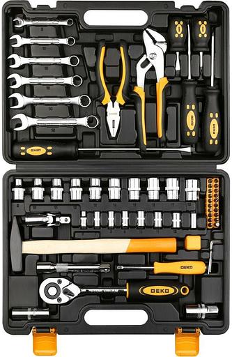 Набор инструментов Deko DKMT63 63 предмета (жесткий кейс) фото 6