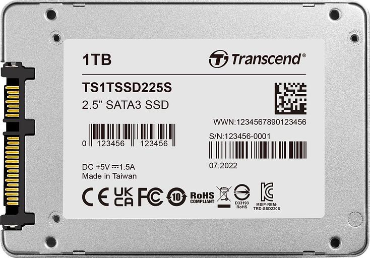 Твердотельный накопитель Transcend TS1TSSD225S фото 2