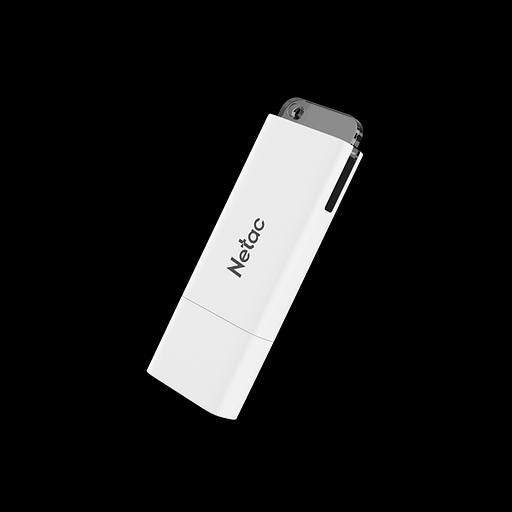 Флеш Диск Netac 16Gb U185 NT03U185N-016G-30WH USB3.0 белый фото 3