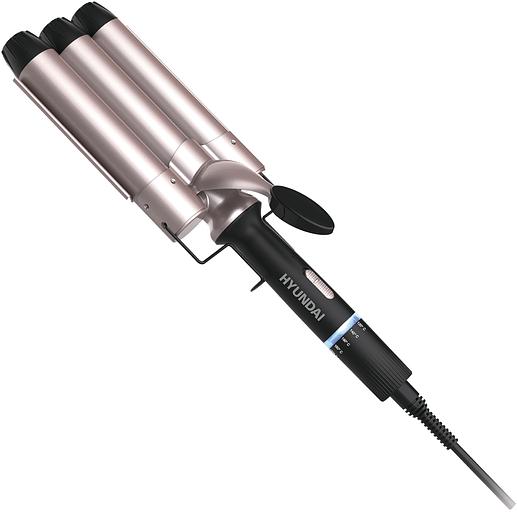 Щипцы Hyundai H-HS1477 130Вт макс.темп.:200С покрытие:керамико-турмалиновое черный фото 1