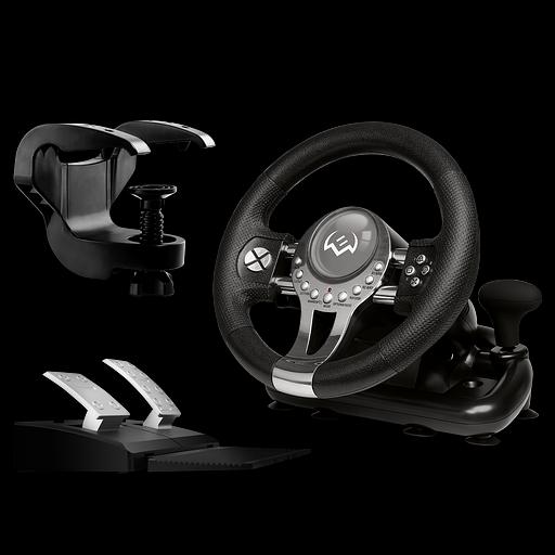 Руль SVEN GC-W800 (педали, вибро, скоба, D-pad, 12 кл, PC/PS3/PS4/XBOXONE/Xinput) Sven SV-015442 фото 6