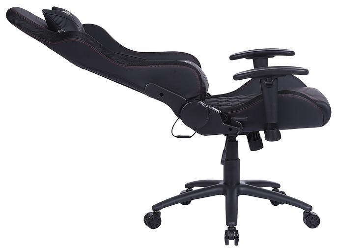 Кресло игровое Cactus CS-CHR-0099BLR черный/красный эко.кожа металл фото 6