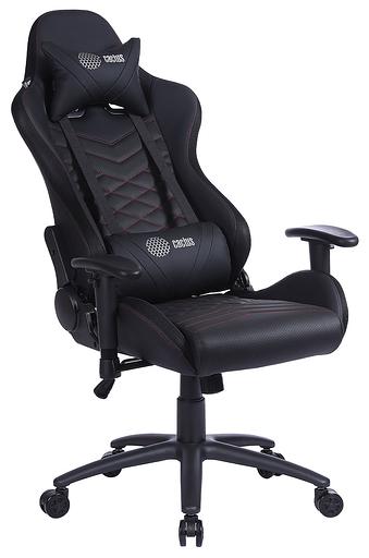 Кресло игровое Cactus CS-CHR-0099BLR черный/красный эко.кожа металл фото 7