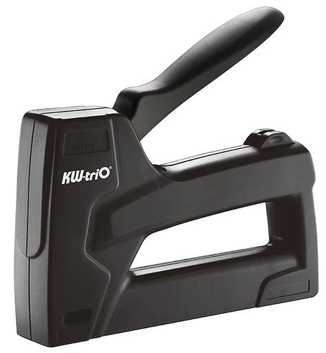 Теккер Kw-Trio 18551 23/6 23/8 23/10 23/13 23/15 (20листов) снижение усилия черный 100скоб металл коробка фото 1