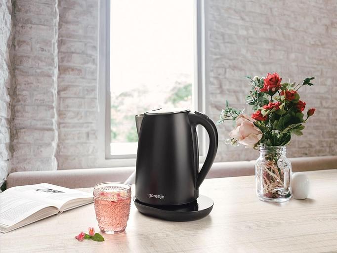 Чайник электрический Gorenje K17TRB черный фото 5