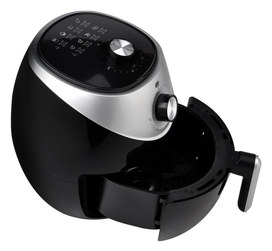 Аэрогриль Hyundai HYF-3456 1500Вт черный/серебристый фото 2