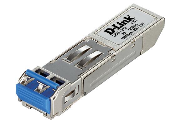 Трансивер D-Link DEM-210, 100BASE-FX Single-Mode 15KM SFP Transceiver (10 pcs bundle) (DEM-210/10/B1A) фото 1