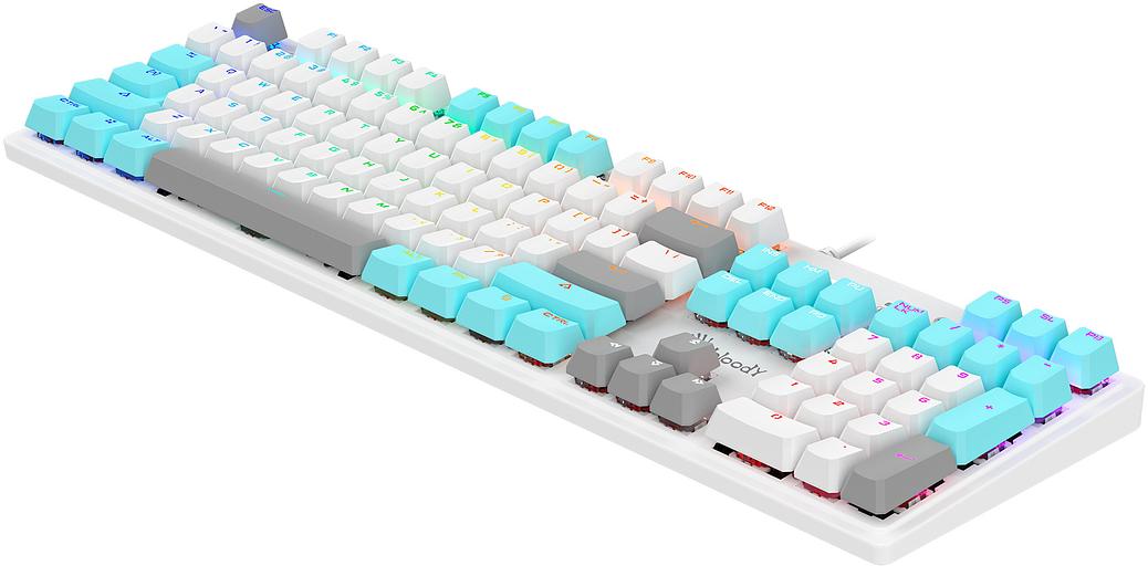 Клавиатура A4Tech Bloody S510N механическая белый USB for gamer LED фото 5
