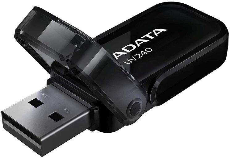 Флеш Диск A-Data 32Gb UV240 AUV240-32G-RBK USB2.0 черный фото 2