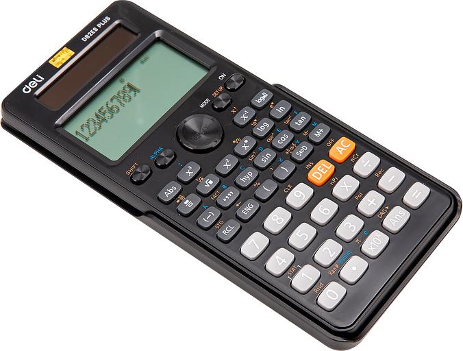 Калькулятор научный Deli ED82ES черный 10+2-разр. фото 2