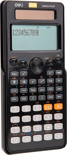 Калькулятор научный Deli ED82ES черный 10+2-разр. фото 3