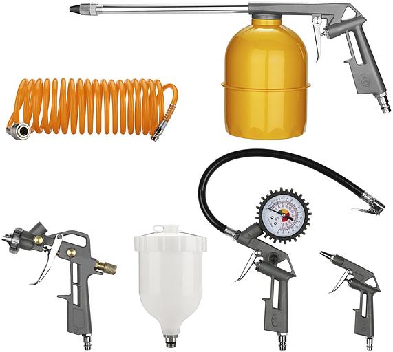 Набор пневмоинструмента Deko DKSG05 5 предметов фото 1