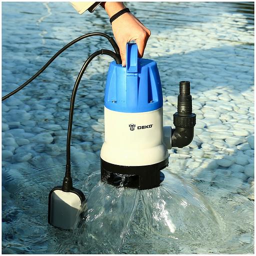 Насос садовый дренажный Deko DWP-900P 900Вт 14000л/час (076-0516) фото 3