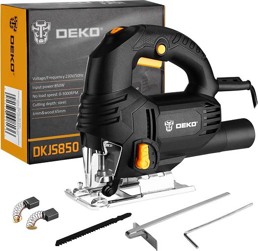 Лобзик Deko DKJS850 850Вт 3000ходов/мин от электросети (кейс в комплекте) фото 1