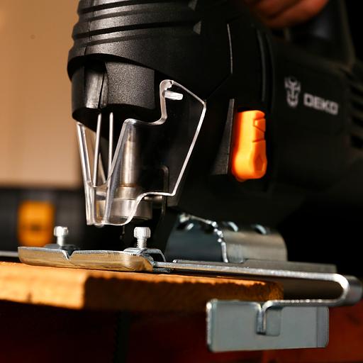 Лобзик Deko DKJS850 850Вт 3000ходов/мин от электросети (кейс в комплекте) фото 6