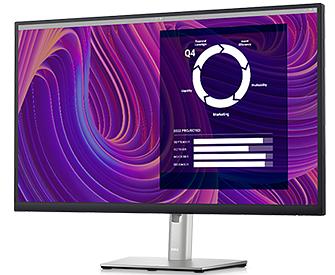 Монитор Dell 27" P2723D LCD Bk/BK ( IPS; 16:9; 350cd/m2; 1000:1; 8ms; 2560x1440; DP; HDMI; 4xUSB; Tilt; HAS; Pivot) (P2723D) фото 1