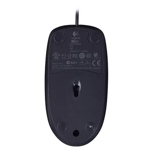Мышь Logitech M90 Optical Mouse, USB, Black, 1000dpi, Rtl, [910-001794/910-001793] (910-001793) фото 3