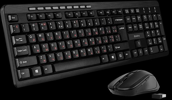 Беспроводной набор клавиатура+мышь SVEN KB-C3400W Sven SV-018887 фото 1