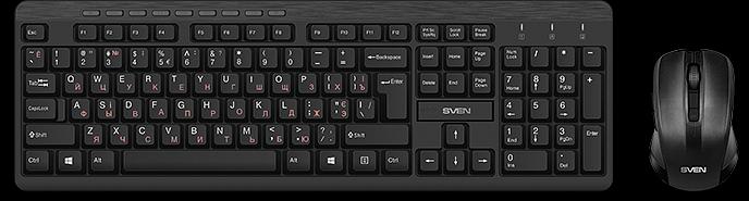 Беспроводной набор клавиатура+мышь SVEN KB-C3400W Sven SV-018887 фото 2