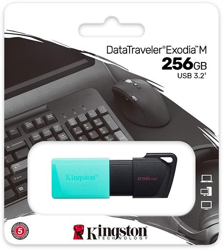 Флеш Диск Kingston 256Gb DataTraveler DTXM DTXM/256GB USB3.2 черный/красный фото 3