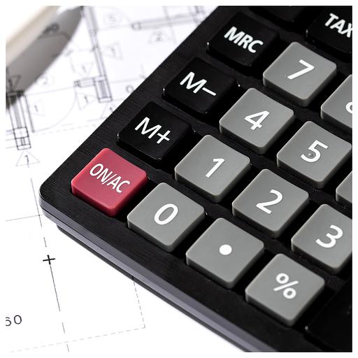 Калькулятор настольный Deli EM126 черный 12-разр. фото 7