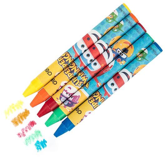 Восковые мелки Deli EC21010 Super Wings 18цв. картон.кор./европод. фото 2