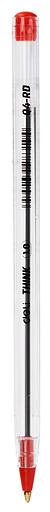 Ручка шариков. Deli Think EQ4-RD d=1мм красн. черн. фото 2