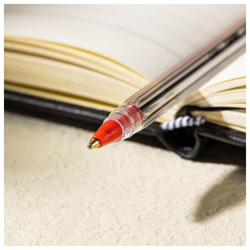 Ручка шариков. Deli Think EQ4-RD d=1мм красн. черн. фото 4