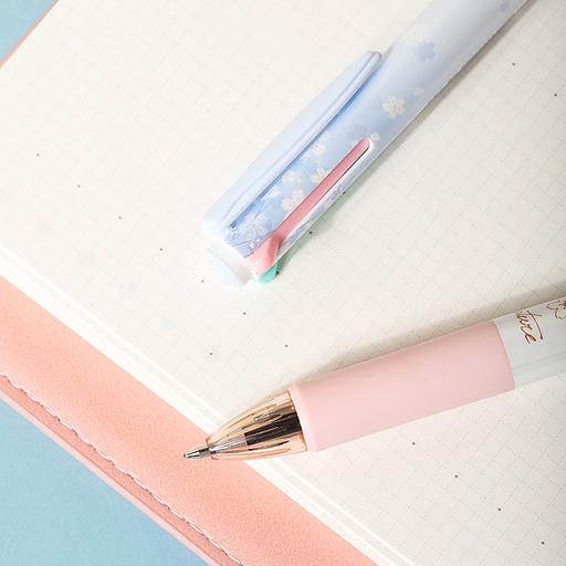 Ручка шариков. автоматическая Deli S311 ассорти ассор. черн. линия 0.7мм резин. манжета фото 6