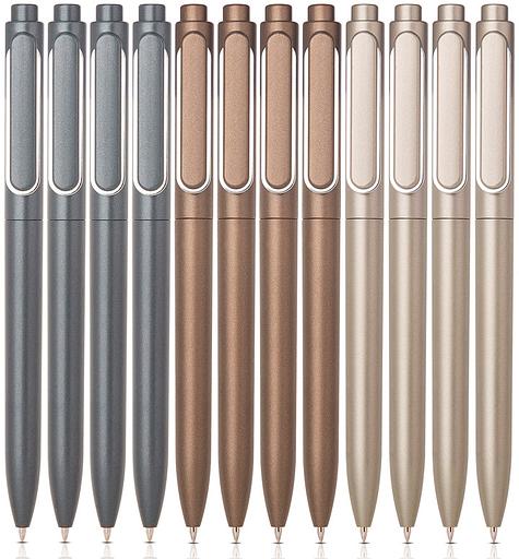 Ручка гелев. автоматическая Deli A12-BK ассорти черн. черн. линия 0.5мм фото 2