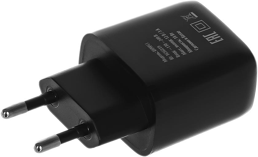Сетевое зар./устр. Buro BUWG1 3A QC черный (BUWG18P100BK) фото 2