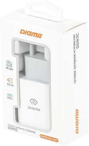 Сетевое зар./устр. Digma DGW3C 3A PD белый (DGW3C0F010WH) фото 7