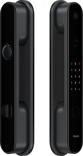 Умный замок Aqara D100 Zigbee врезной разбл.отпеч.паль. 2480mAh черный (ZNMS20LM) фото 1