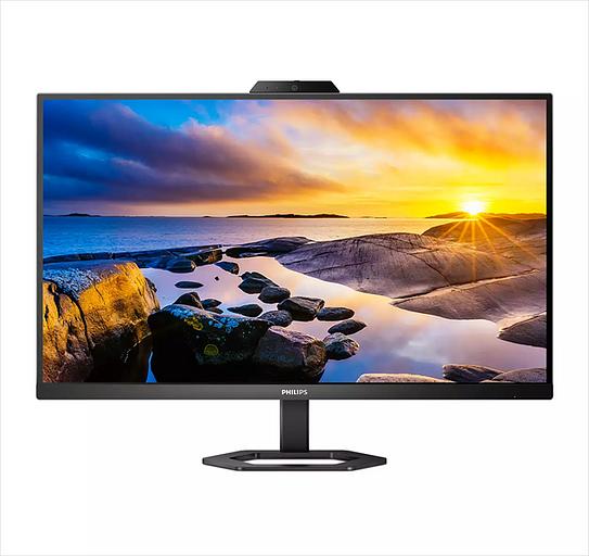 Монитор 27" Philips 27E1N5600HE 2560x1440 75Гц IPS LED 16:9 4(1)ms HDMI DP USB-C 3.2 (65W) 4*USB3.3(BC) Mega Infinity DCR 1000:1 178/178 300cd Webcam 5 MP Hello HAS Pivot Tilt Swivel Speakers Black (27E1N5600HE/01) фото 1