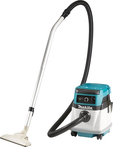 Строительный пылесос Makita DVC150LZ (уборка: сухая/влажная) белый фото 2