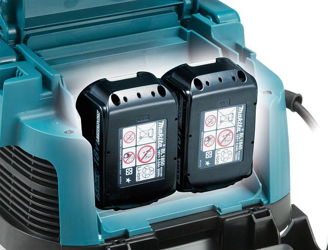 Строительный пылесос Makita DVC150LZ (уборка: сухая/влажная) белый фото 4