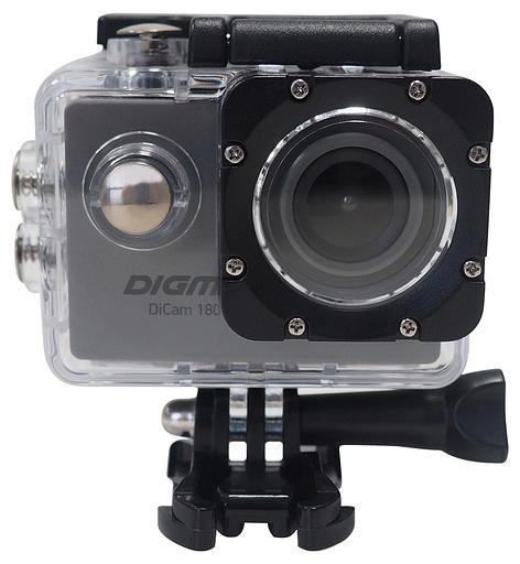 Экшн-камера Digma DiCam 180 серый фото 5