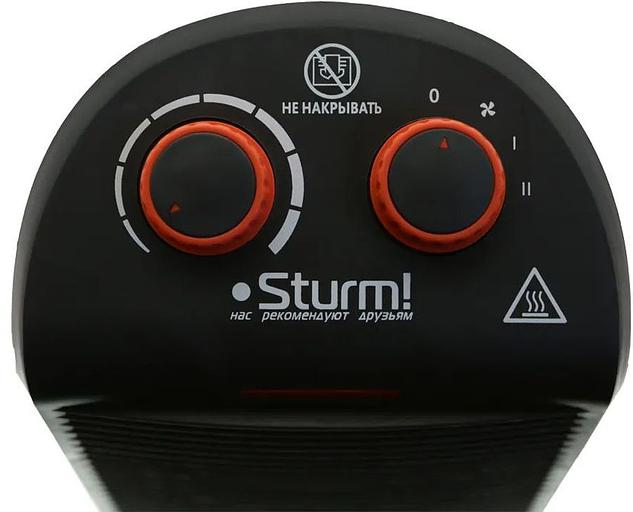 Тепловентилятор Sturm! FH2001 2000Вт черный фото 1