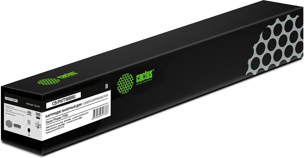 Картридж лазерный Cactus CS-PH7750B 106R00652 черный (32000стр.) для Xerox Phaser 7750 фото 1