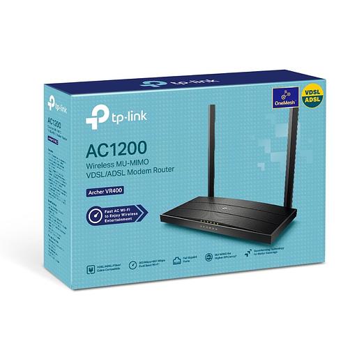 Роутер беспроводной TP-Link Archer VR400 AC1200 10/100/1000BASE-TX/VDSL/ADSL фото 4