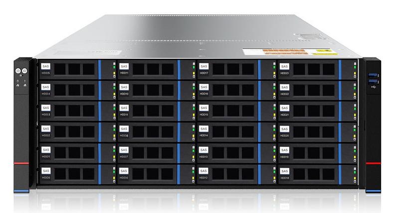 Серверная платформа SNR-SR4336RS Rack 4U,2xXeon FCLGA4189(upto 205TDP),32xDDR4/3200MHz(upto 12TB),36xHDD LFF/SFF SATA,noRAID,3xPCix8 riser,2x1200W (SNR-SR4336RS) фото 1