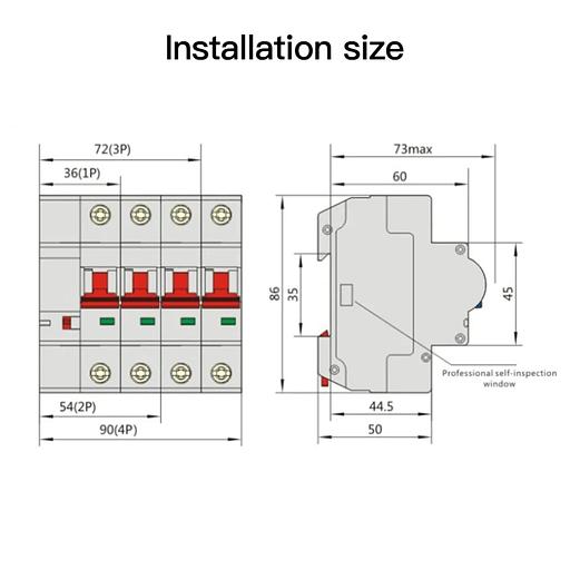 Выключатель MOES Zigbee circuit breaker 1P 16A ZCB-SC-1P16 фото 3