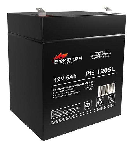 Батарея для ИБП Prometheus Energy РЕ1205L 12В 5Ач фото 2
