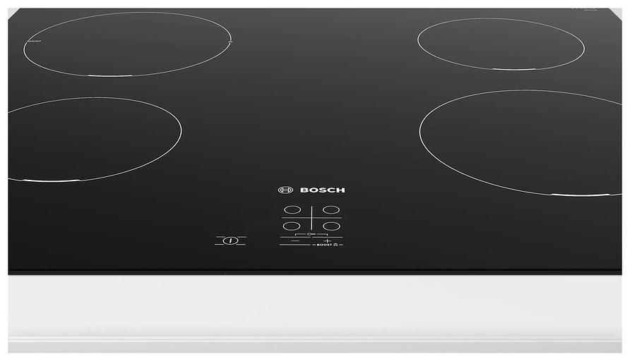Индукционная варочная поверхность Bosch PUG611AA5E черный фото 2