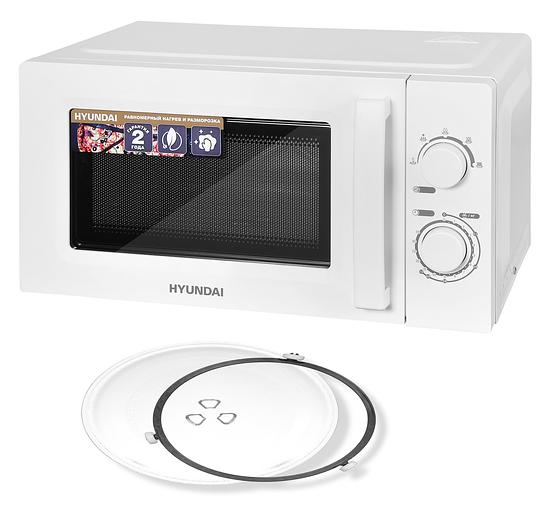 Микроволновая Печь Hyundai HYM-M2005 20л. 700Вт белый фото 3